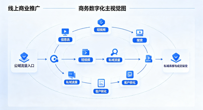 西陵区线上商业推广怎么做？全域流量闭环搭建与低成本转化实战指南